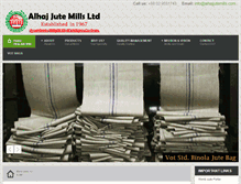 Tablet Screenshot of alhajjutemills.com